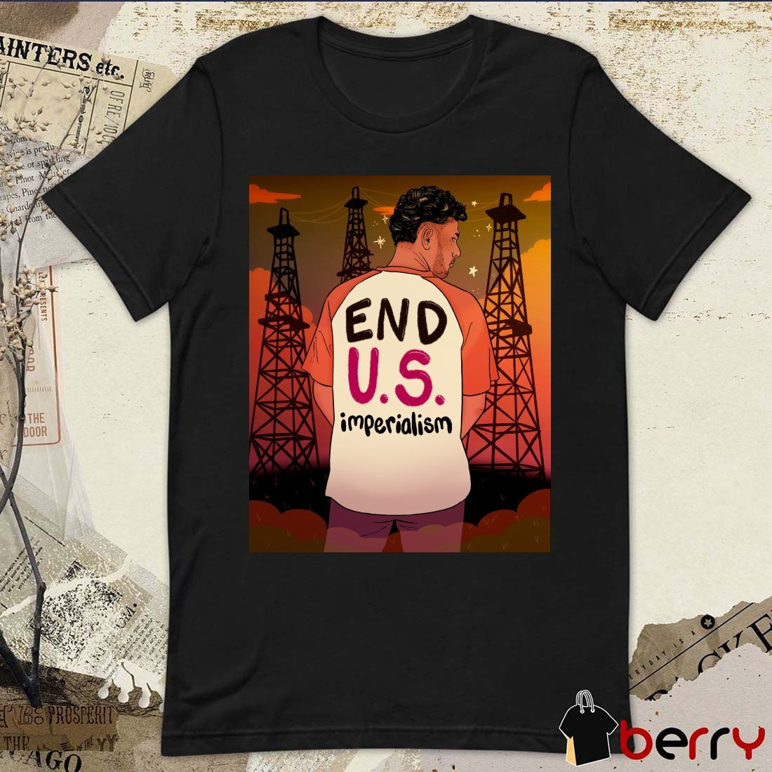 No War With Venezuela – End U.s. Imperialism t-shirt