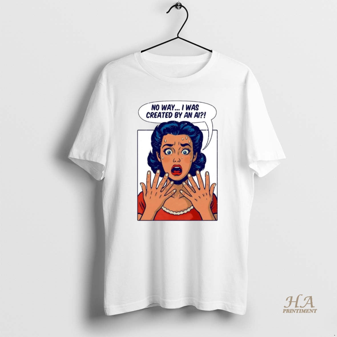 Official No Way I Was Created By An Ai T-Shirts, Hoodie, Sweatshirt | InkNestWear.com