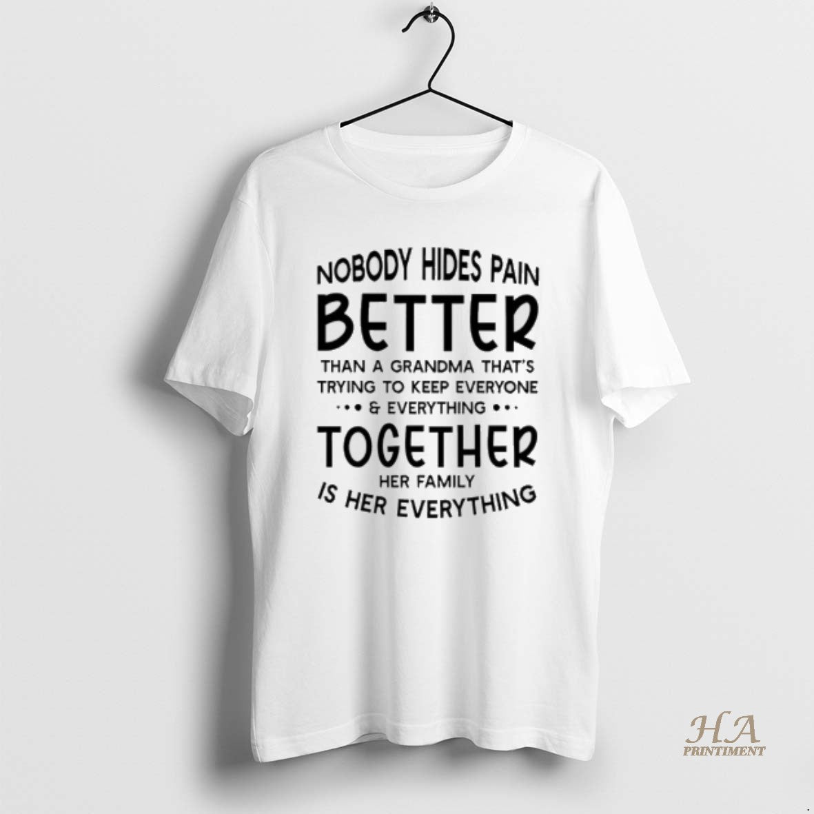 Official Nobody Hides Pain Better Than A Grandma T-Shirts, Hoodie, Sweatshirt | InkNestWear.com