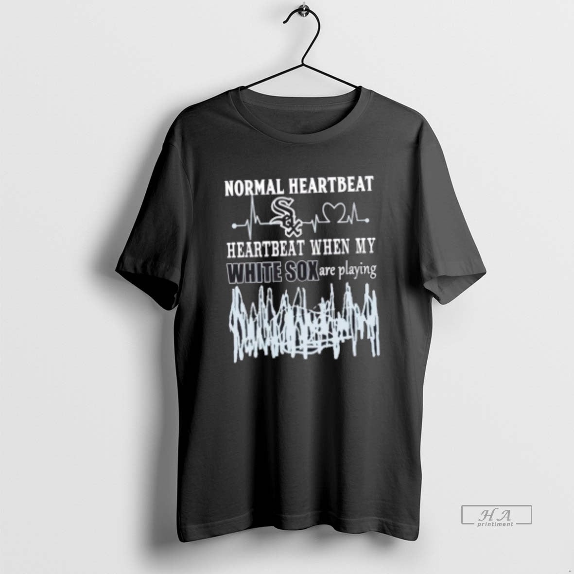 Official Normal Heartbeat Heartbeat When My Chicago White Sox Baseball Are Playing T-Shirts, Hoodie, Sweatshirt