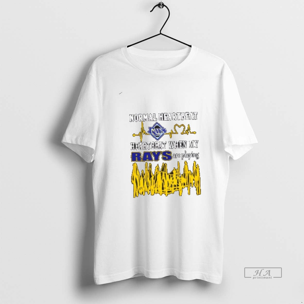 Official Normal Heartbeat Heartbeat When My Tampa Bay Rays Baseball Are Playing T-Shirts, Hoodie, Sweatshirt