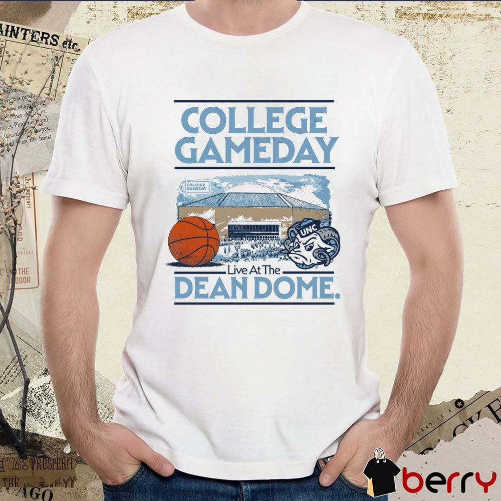 North Carolina Tar Heels College GameDay UNC Dean Dome Stadium t-shirt