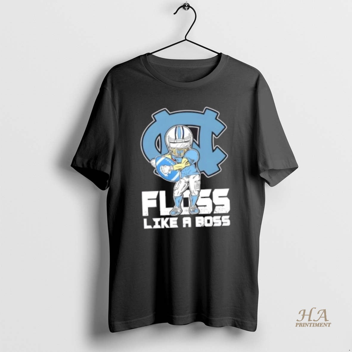 Official North Carolina Tar Heels Football Floss Like A Boss T-Shirts, Hoodie, Sweatshirt | InkNestWear.com