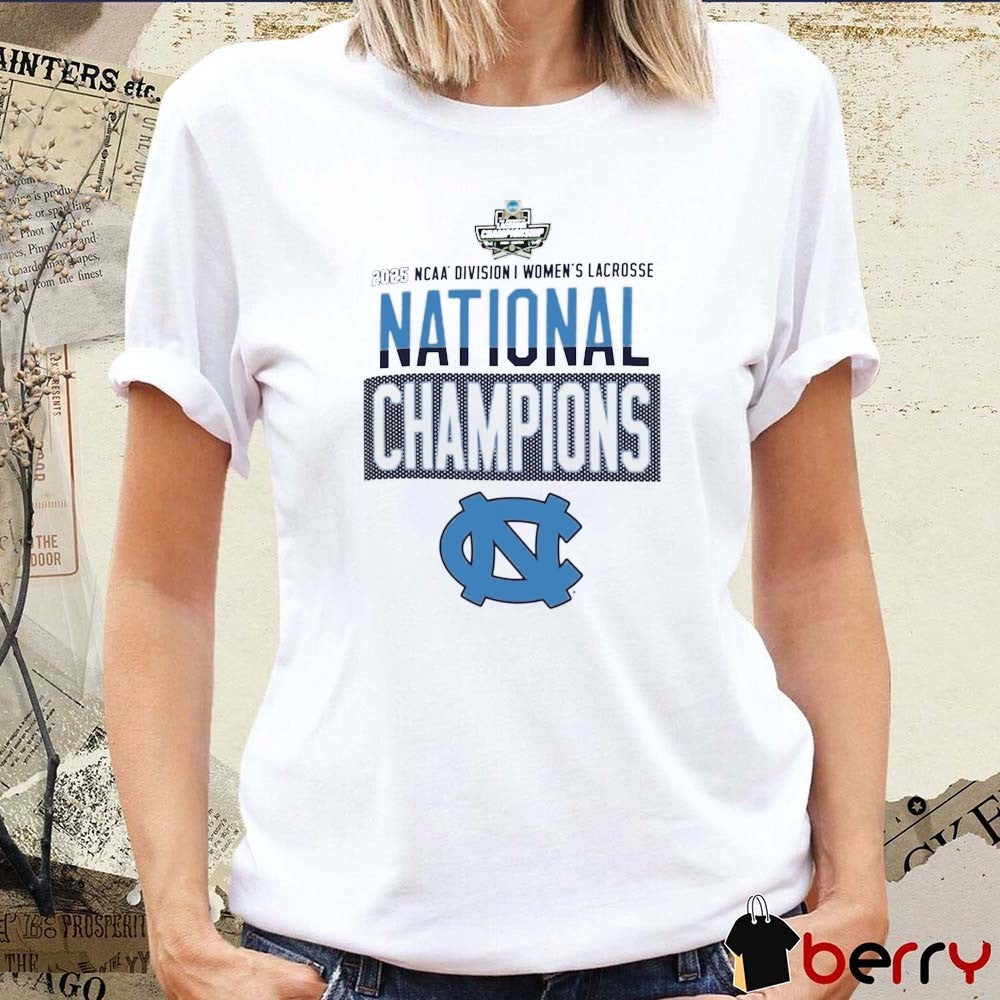 North Carolina Tar Heels NCAA Division I Women’s Lacrosse National Champions Locker Room 2025 t-shirt