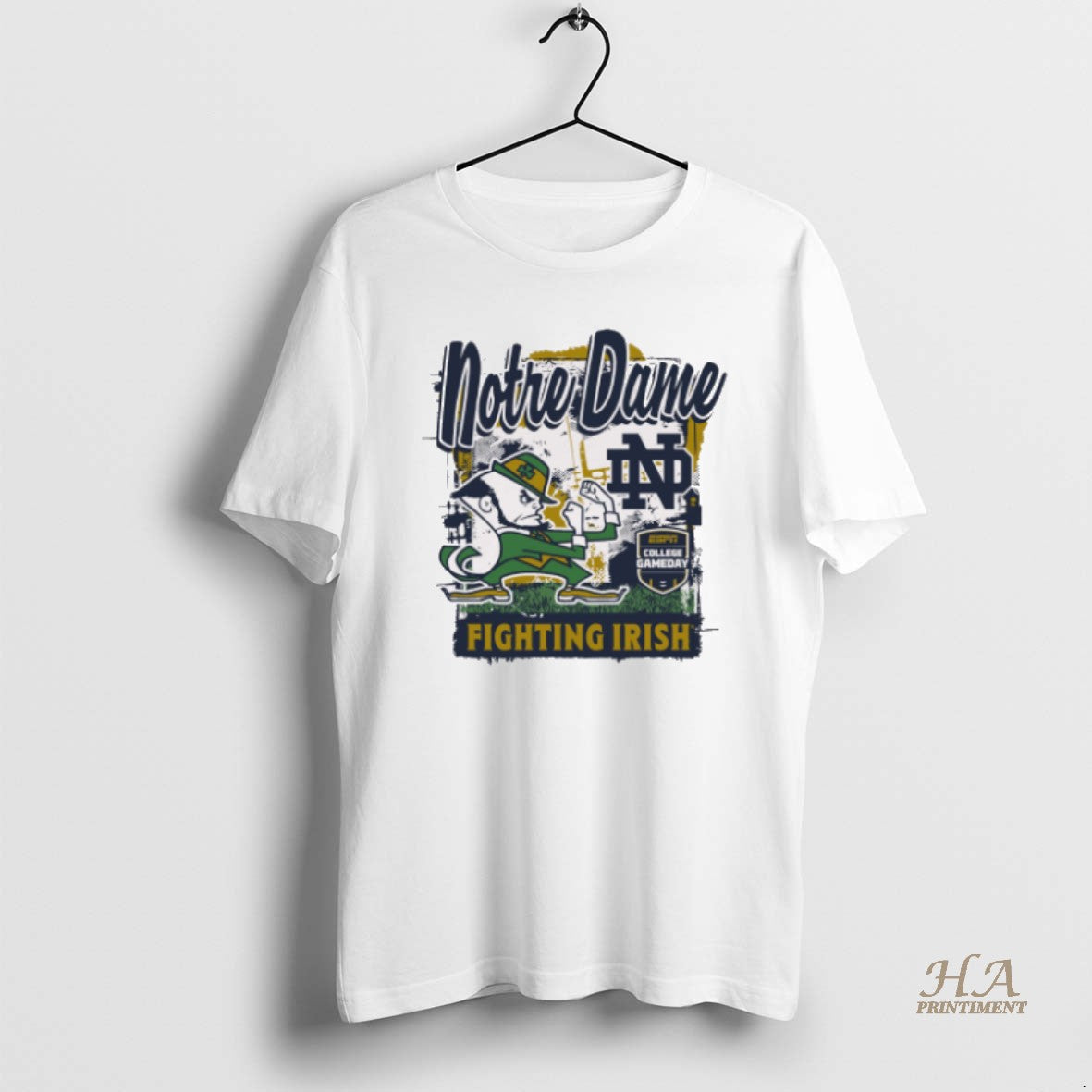 Official Notre Dame Fighting Irish 2025 Espn College Gameday Mascot Runner T-Shirts, Hoodie, Sweatshirt | InkNestWear.com
