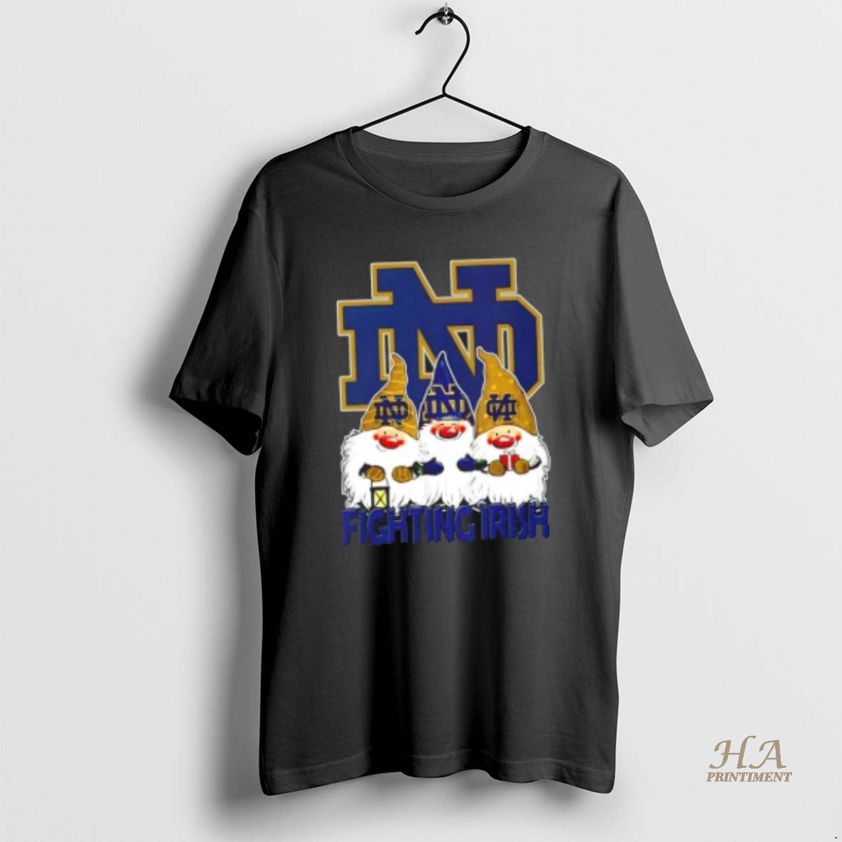 Official Notre Dame Fighting Irish X Gnomes Xmas Christmas T-Shirts, Hoodie, Sweatshirt | InkNestWear.com