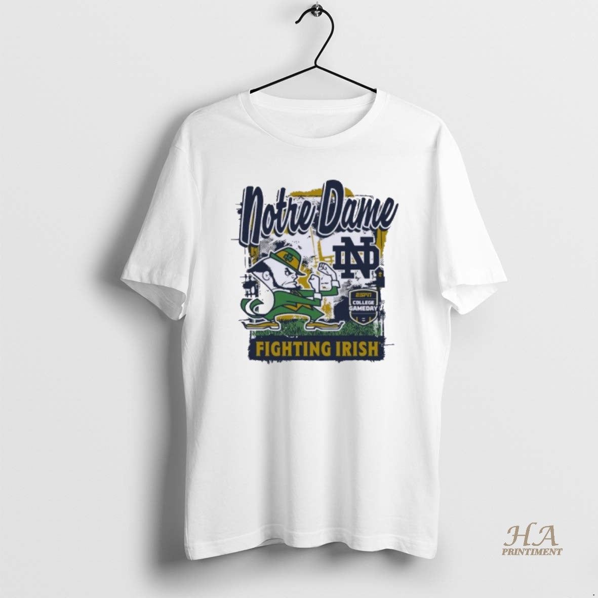 Official Notre Dame Football 2025 College Gameday Mascot Runner T-Shirts, Hoodie, Sweatshirt | InkNestWear.com