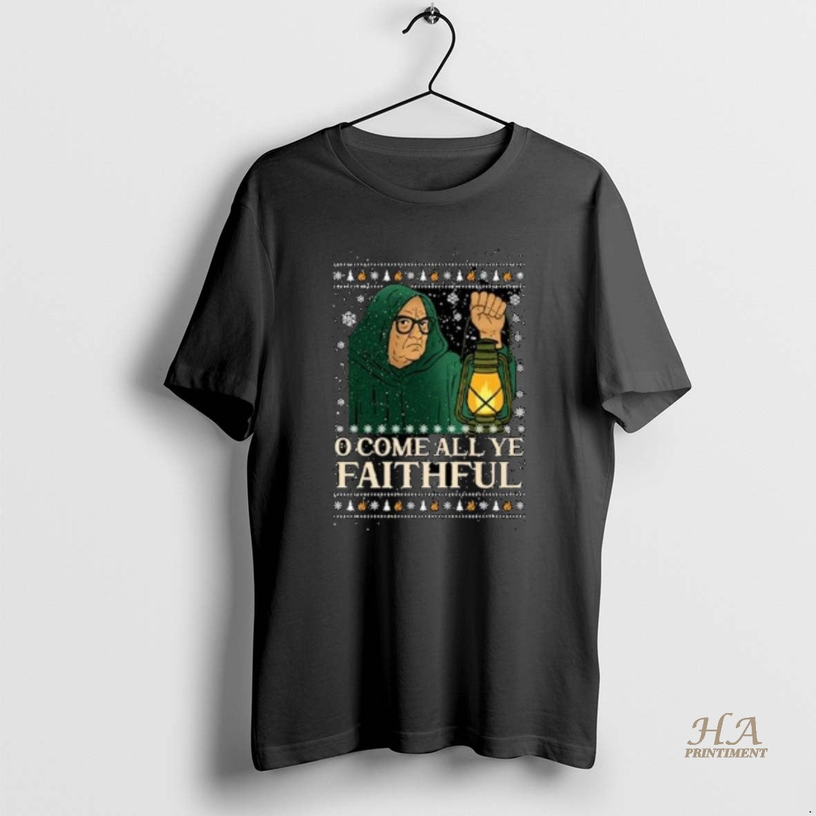Official O Come All Ye Faithful Christmas Circle Black T-Shirts, Hoodie, Sweatshirt | InkNestWear.com