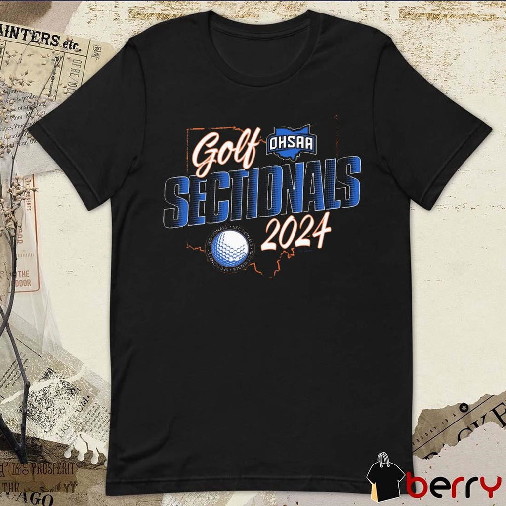 OHSAA Ohio High School Athletic Association Boys Golf Sectionals 2024 t-shirt
