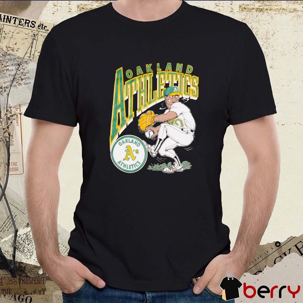 Oakland Athletics 1990s Vintage MLB Caricature t-shirt