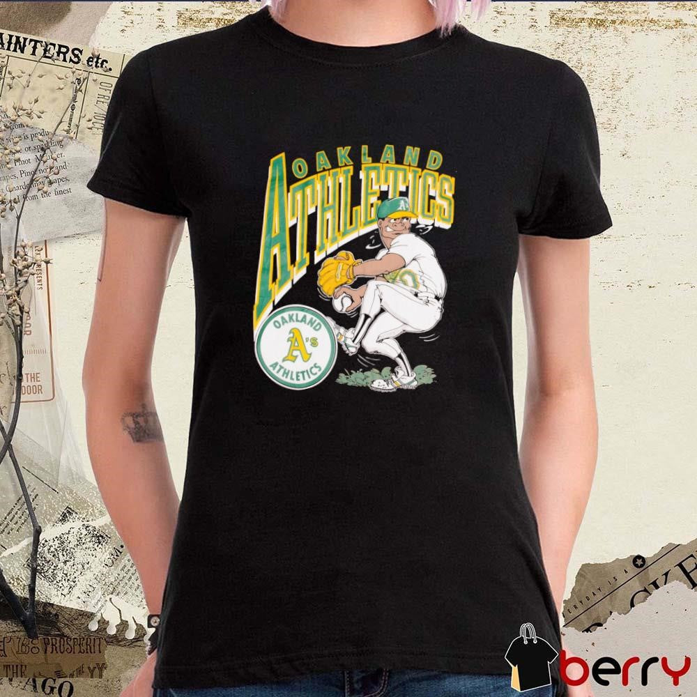 Oakland Athletics 1990s Vintage MLB Caricature t-shirt