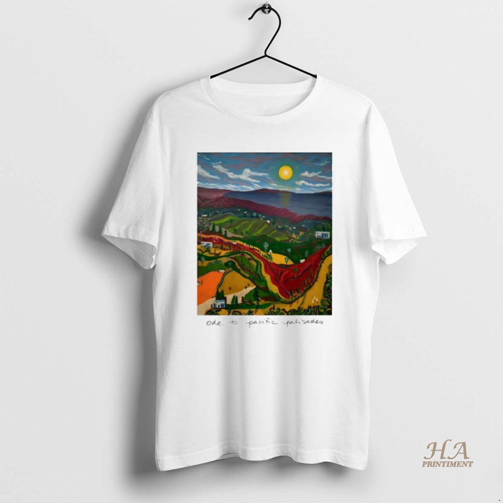 Official Ode To Alanis Palisades Graphic Art T-Shirts, Hoodie, Sweatshirt | InkNestWear.com