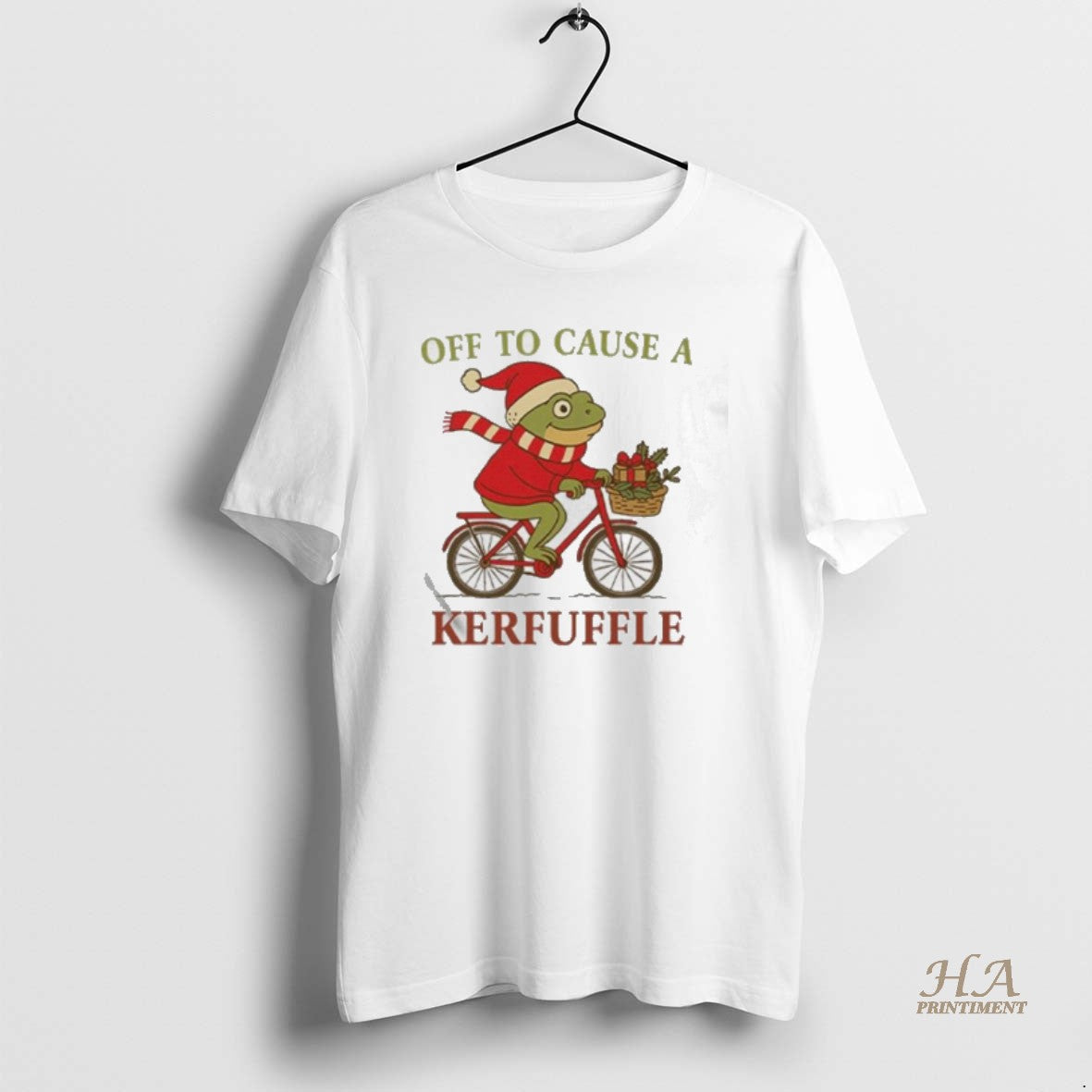 Official Off To Cause A Kerfuffle Frog Christmas 2025 T-Shirts, Hoodie, Sweatshirt | InkNestWear.com