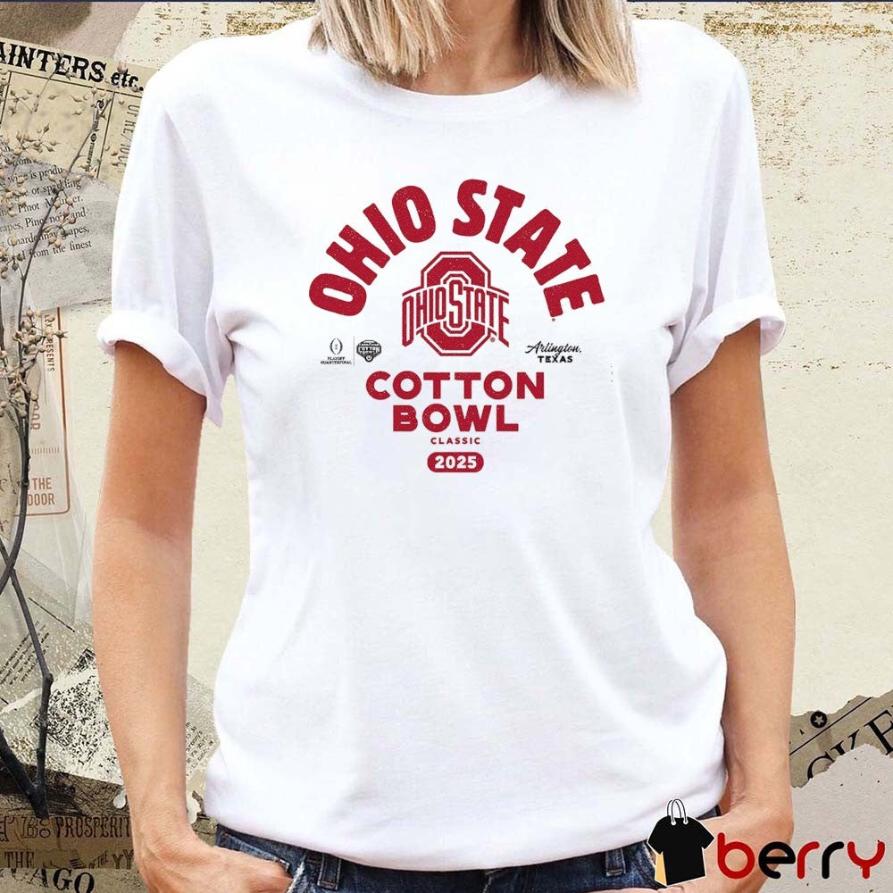 Ohio State Buckeyes College Football Playoff 2026 Cotton Bowl Classic Arlington Texas t-shirt