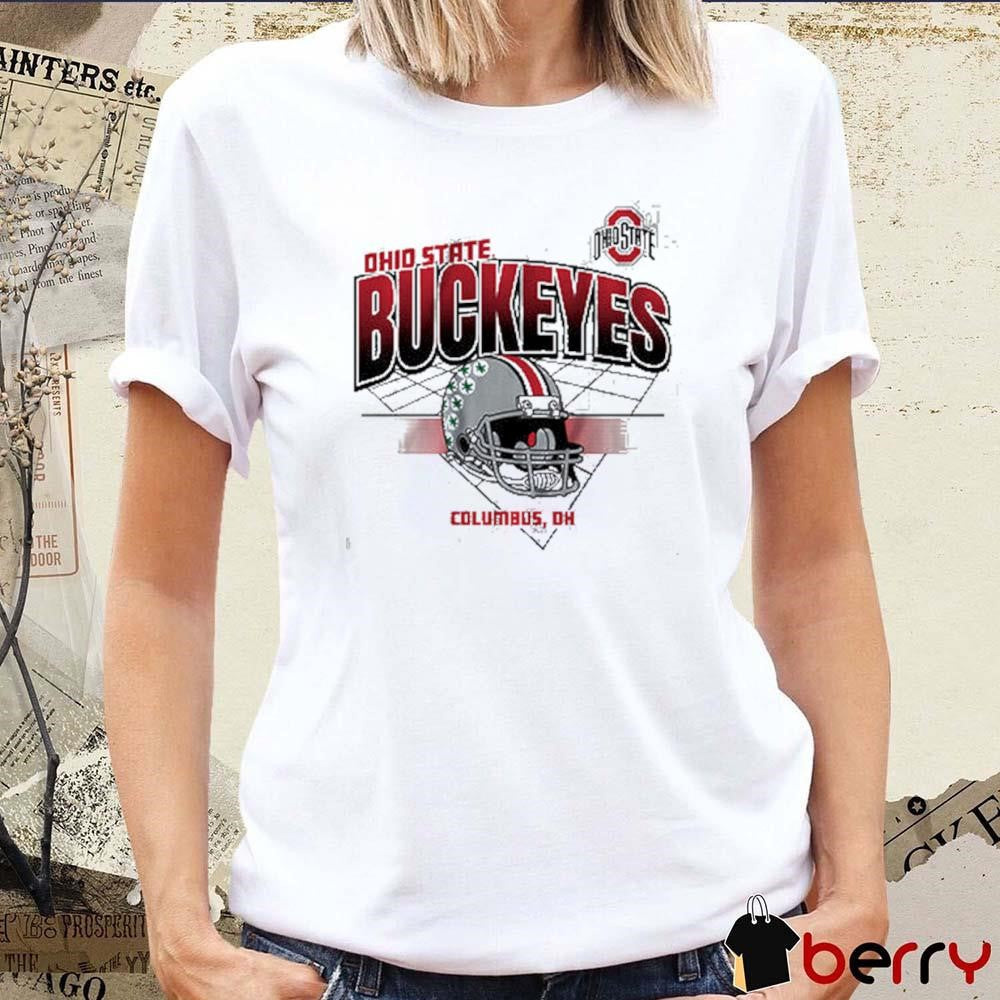 Ohio State Buckeyes Football Helmet Grid Columbus NCAA 2024 t-shirt