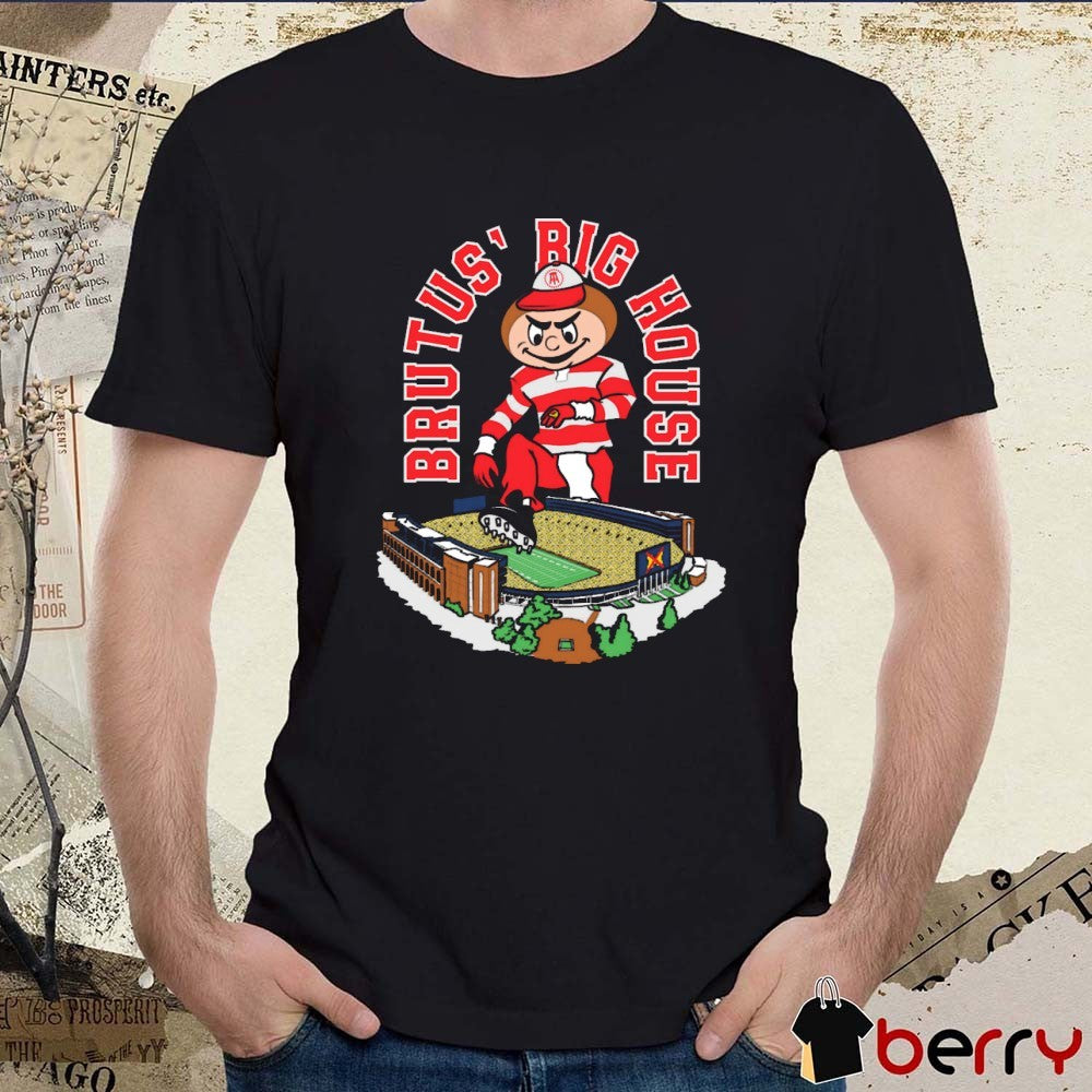 Ohio’s House Brutus’ Big House Ohio State Buckeyes Mascot t-shirt