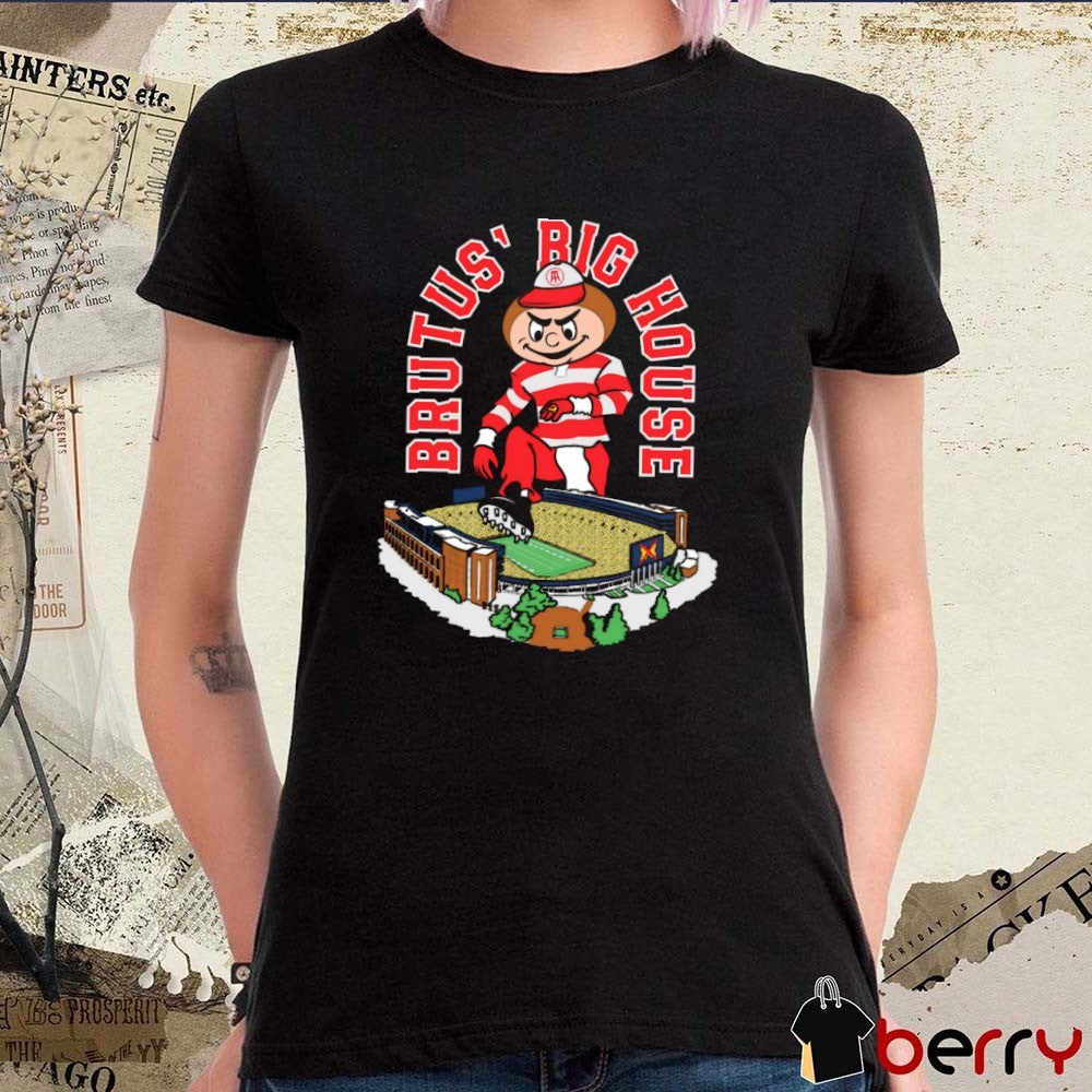 Ohio’s House Brutus’ Big House Ohio State Buckeyes Mascot t-shirt