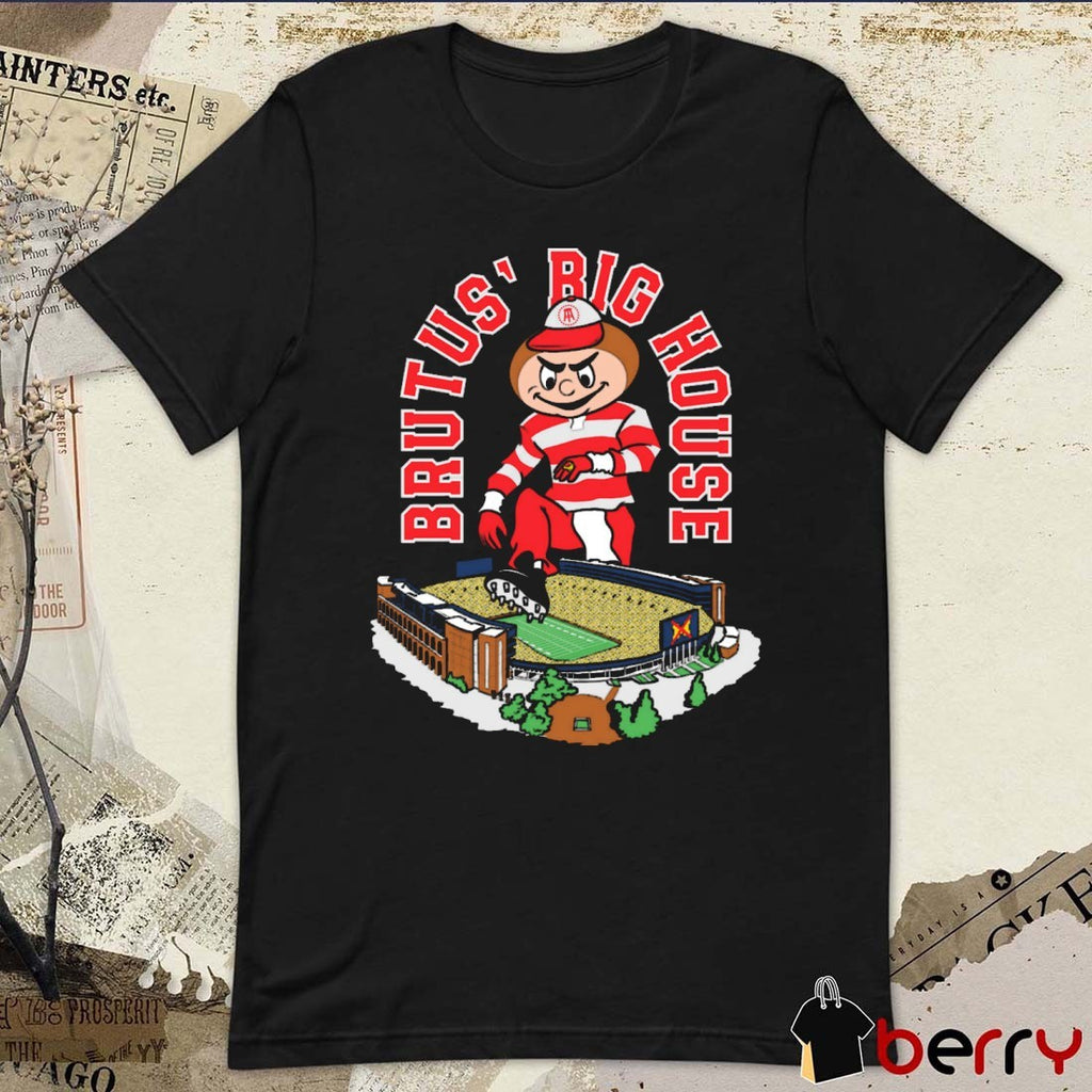 Ohio’s House Brutus’ Big House Ohio State Buckeyes Mascot t-shirt