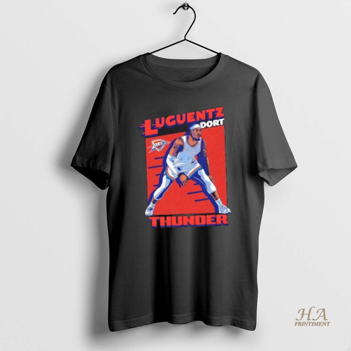 Official Oklahoma City Thunder Lu Dort Action Basketball T-Shirts, Hoodie, Sweatshirt | InkNestWear.com