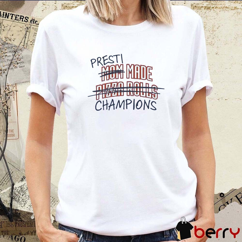 Oklahoma City Thunder defeated Indiana Pacers Presti Mom Made Pizza Rolls Champions 2025 t-shirt
