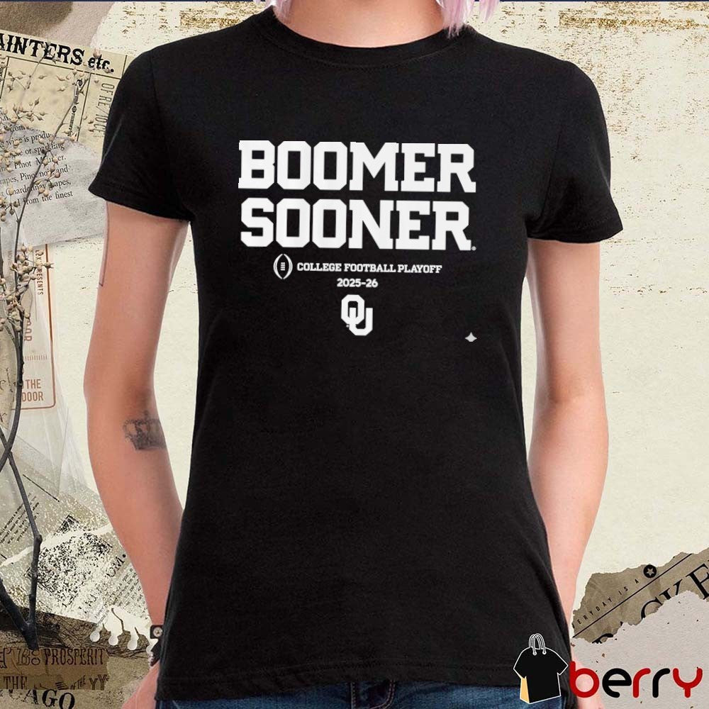 Oklahoma Sooners Football Boomer Sooner 2025-26 CFP t-shirt