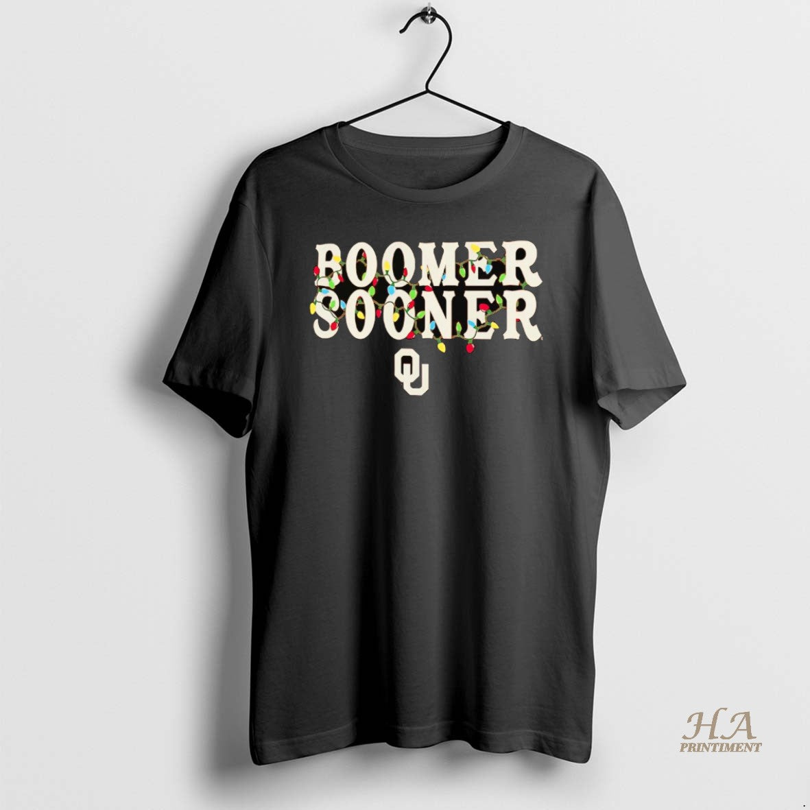 Official Oklahoma Sooners Boomer Sooner Christmas Lights T-Shirts, Hoodie, Sweatshirt | InkNestWear.com