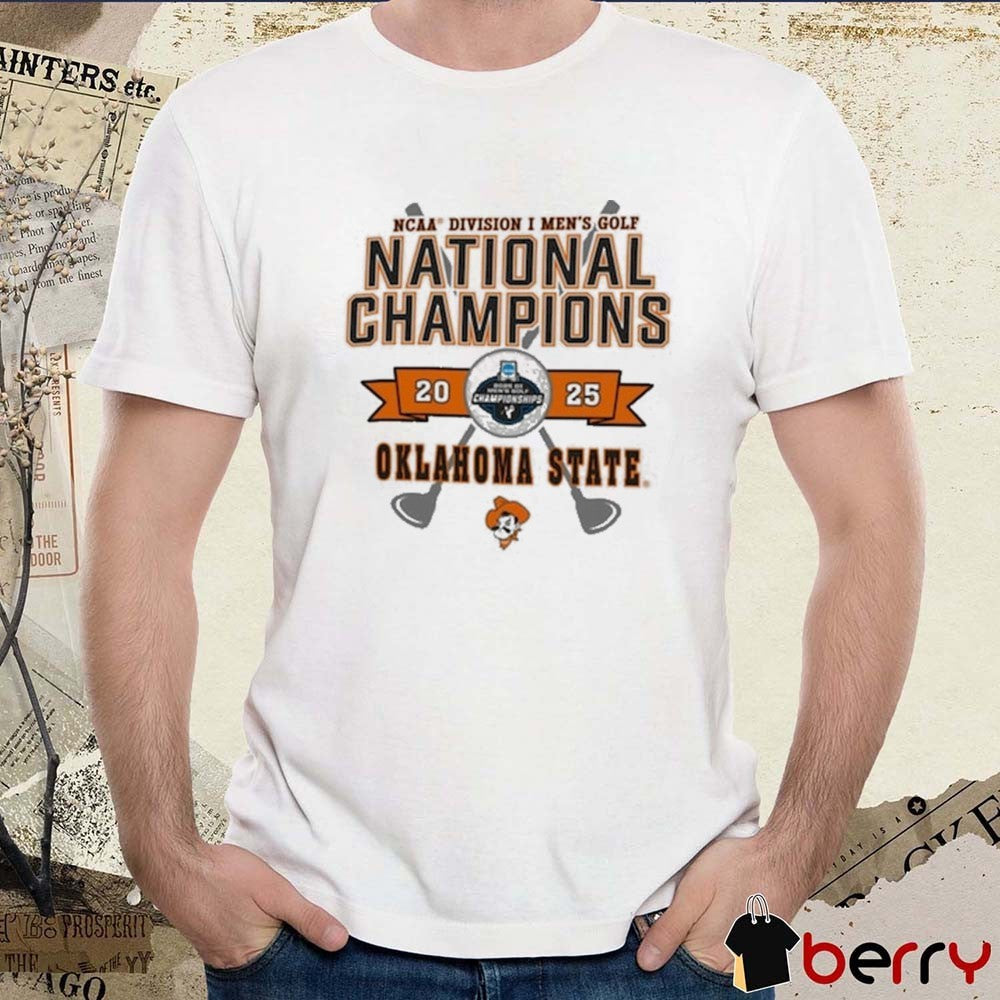 Oklahoma State Cowboys NCAA Division I Men’s Golf National Champions 2025 t-shirt