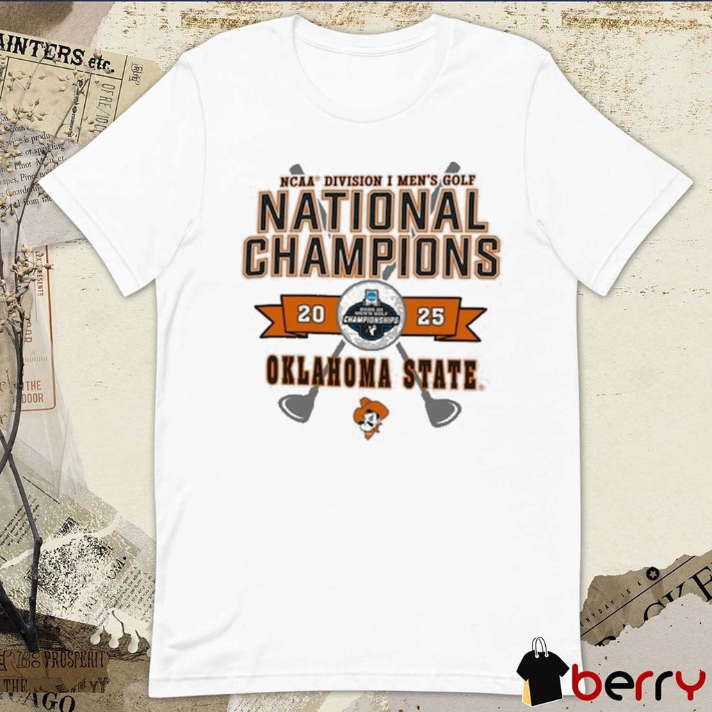 Oklahoma State Cowboys NCAA Division I Men’s Golf National Champions 2025 t-shirt