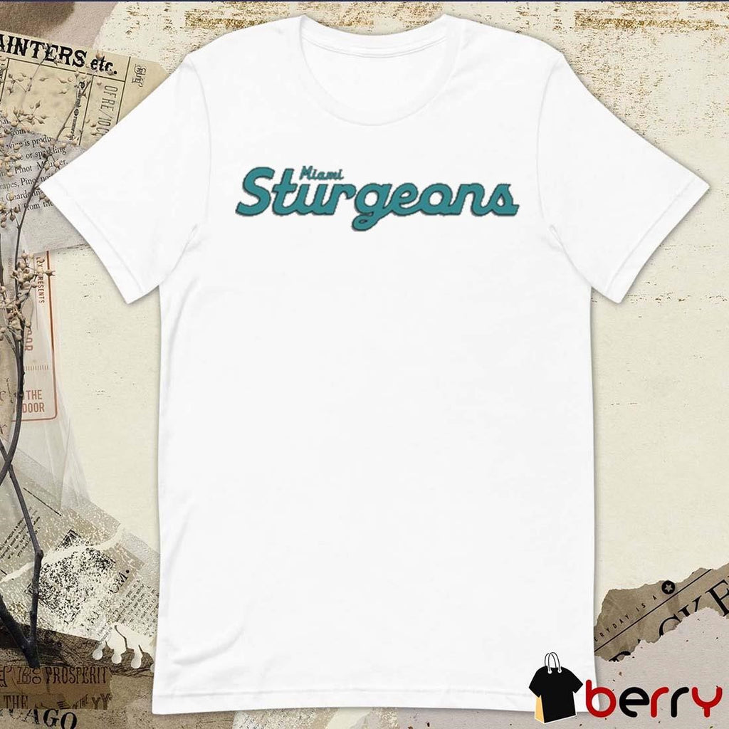 Oldj Ewish Men Miami Sturgeons t-shirt