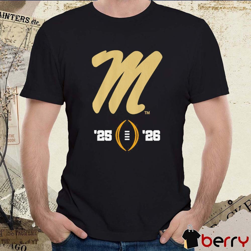 Ole Miss Rebels Football 2025-26 College Football Playoff t-shirt