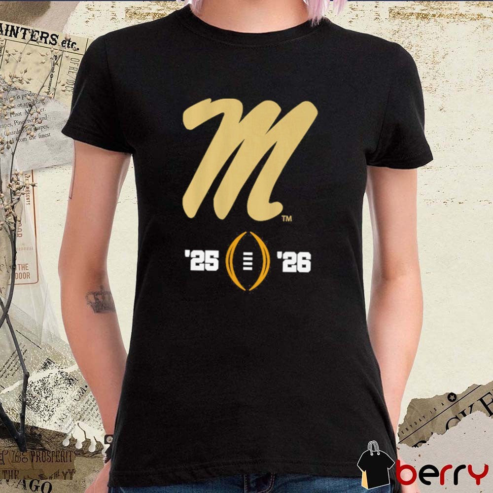 Ole Miss Rebels Football 2025-26 College Football Playoff t-shirt
