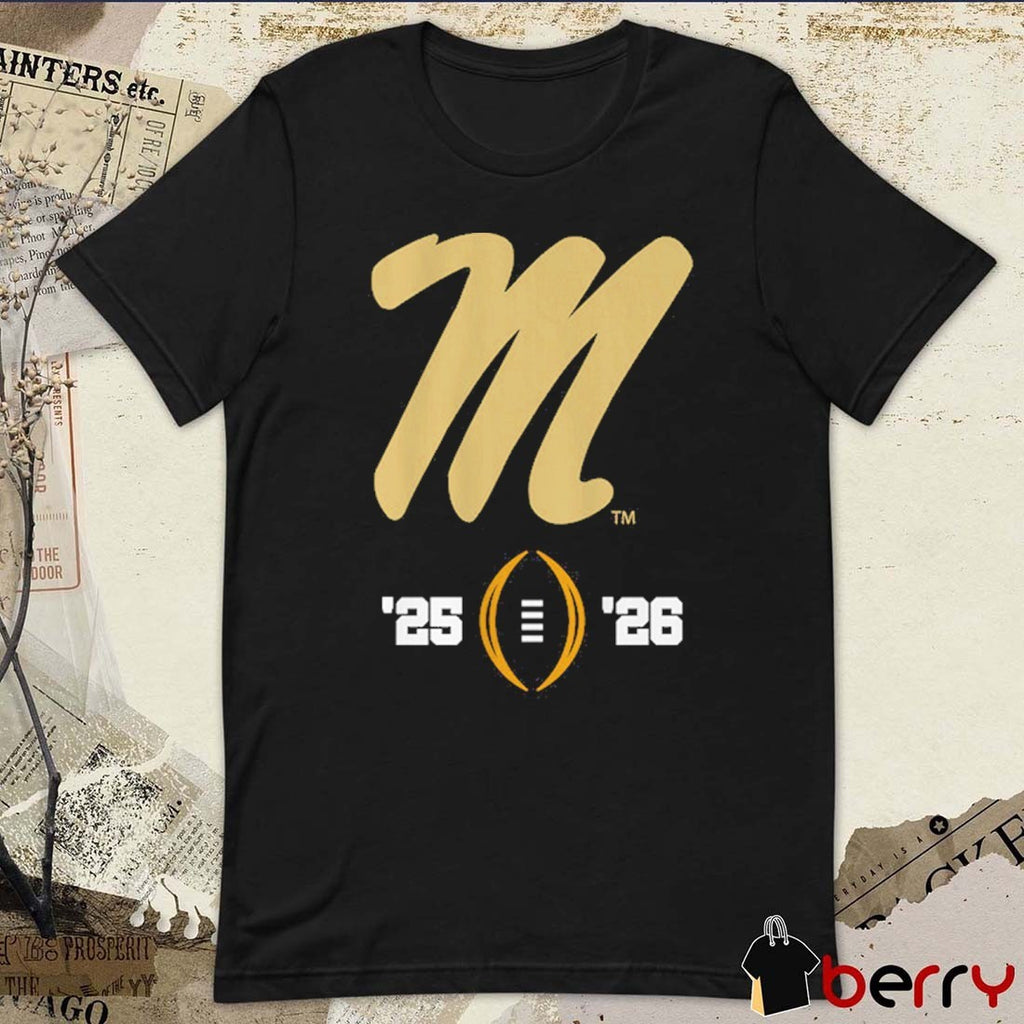 Ole Miss Rebels Football 2025-26 College Football Playoff t-shirt