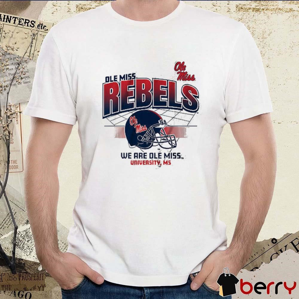 Ole Miss Rebels Football Helmet Grid We Are Ole Miss University NCAA 2024 t-shirt