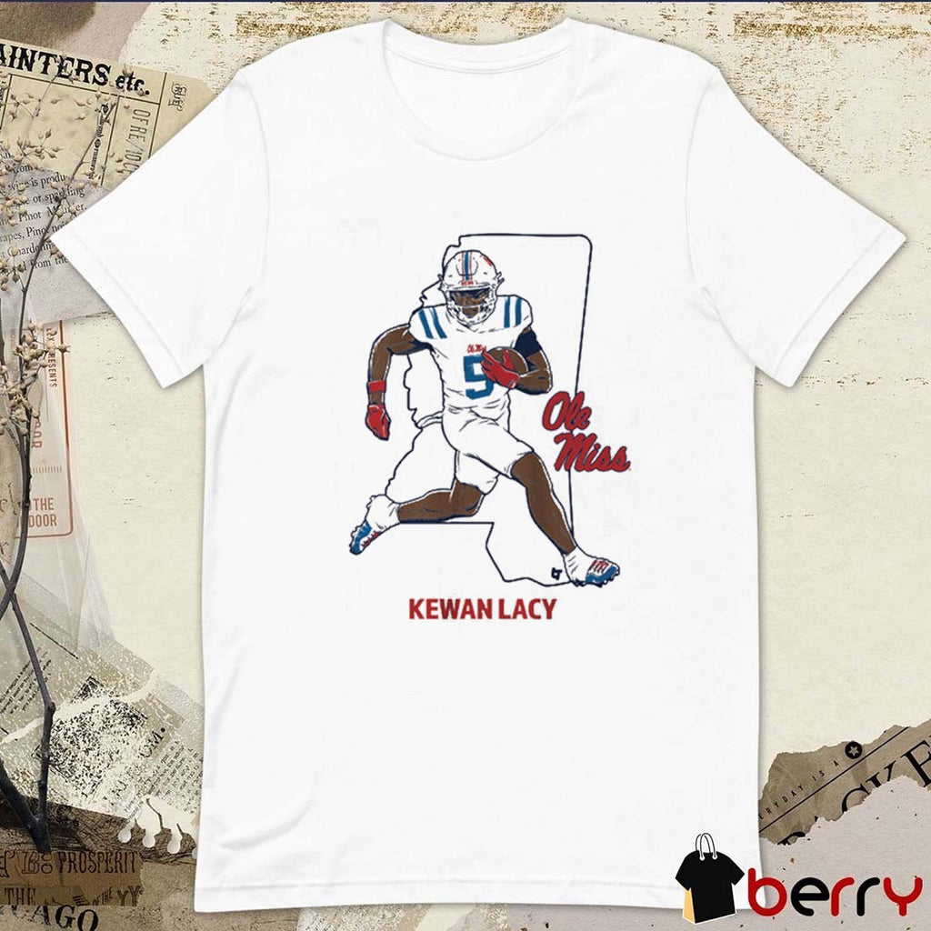 Ole Miss Rebels Football Kewan Lacy State Star t-shirt