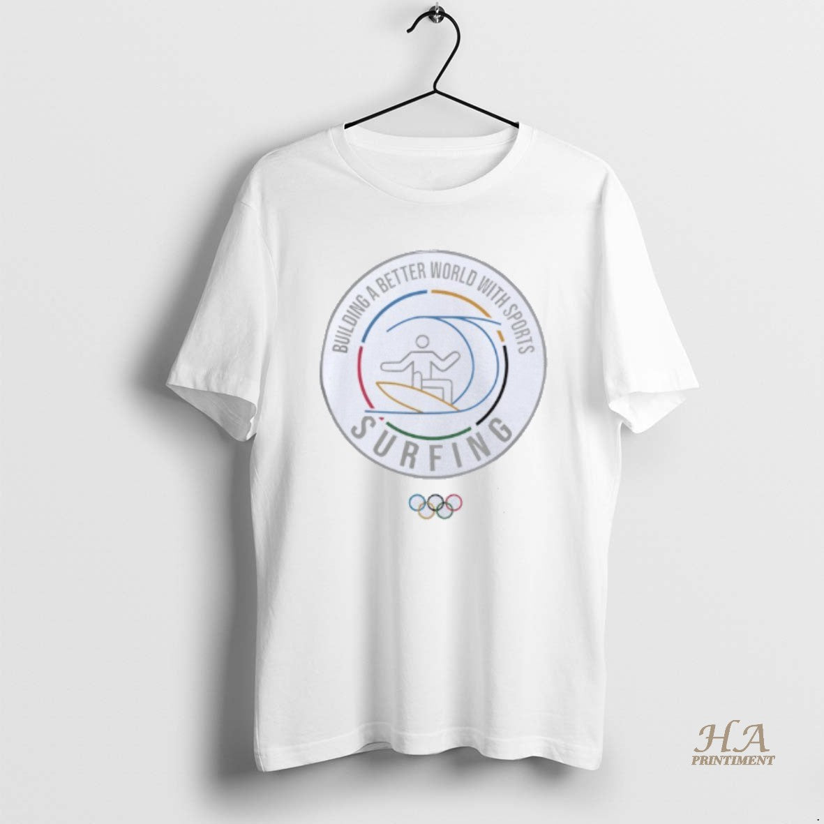 Official Olympic Collection Surfing Pictogram T-Shirts, Hoodie, Sweatshirt | InkNestWear.com
