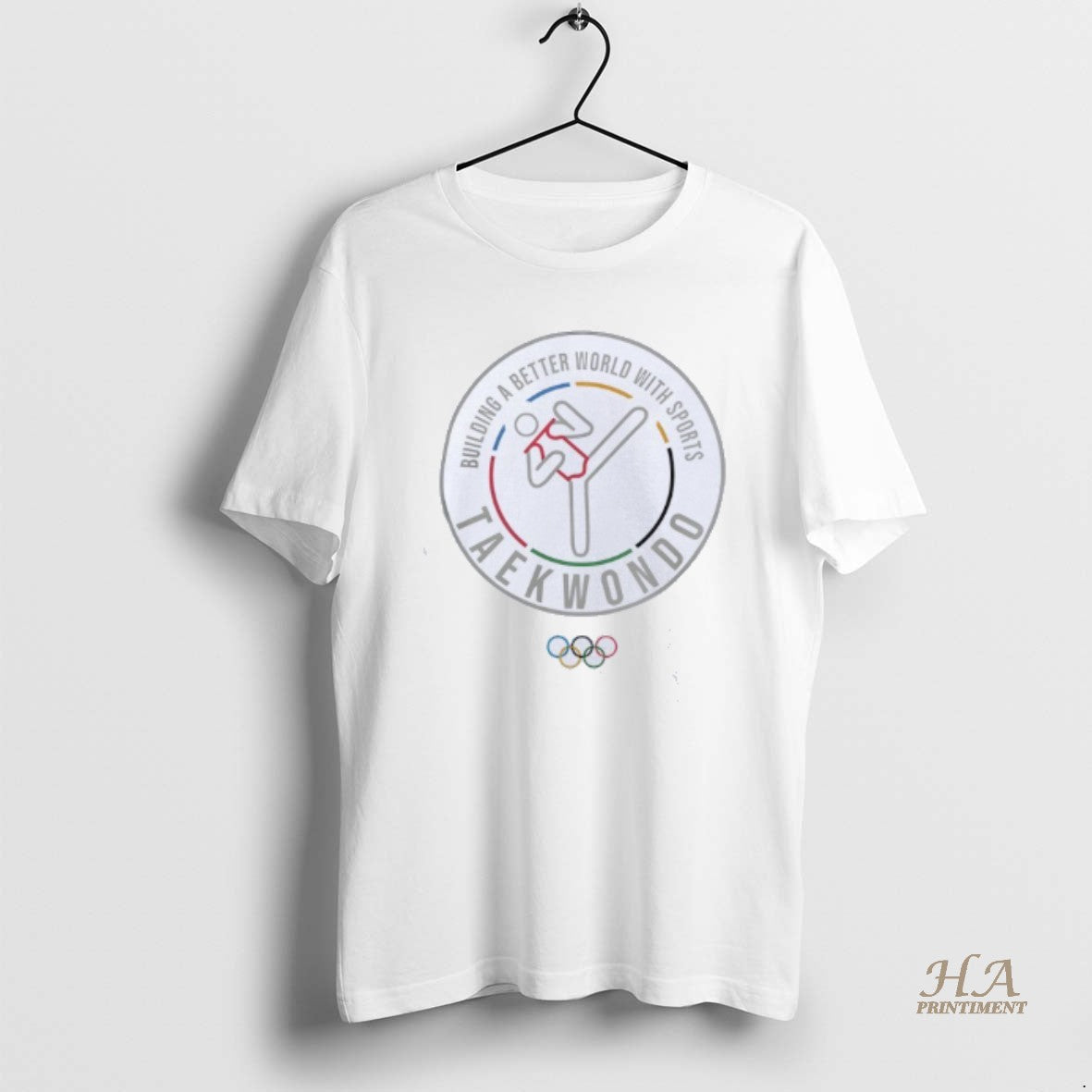 Official Olympic Collection Taekwando Pictogram T-Shirts, Hoodie, Sweatshirt | InkNestWear.com