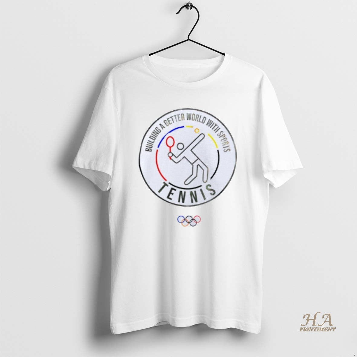 Official Olympic Collection Tennis Pictogram T-Shirts, Hoodie, Sweatshirt | InkNestWear.com