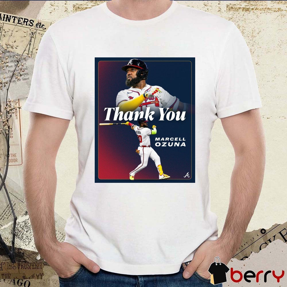 On Behalf Of Atlanta Braves Thank You Marcell Ozuna Big Bear t-shirt