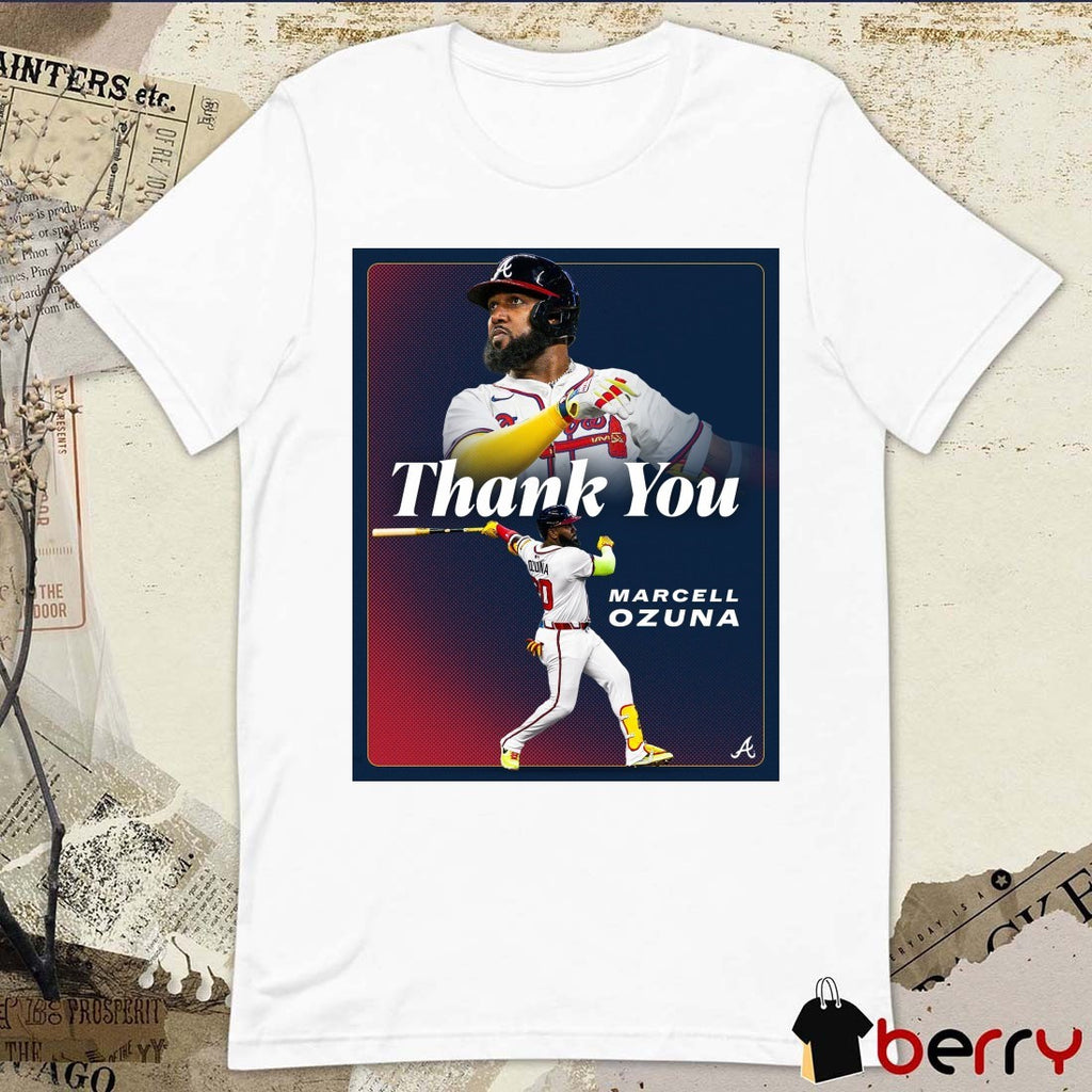On Behalf Of Atlanta Braves Thank You Marcell Ozuna Big Bear t-shirt