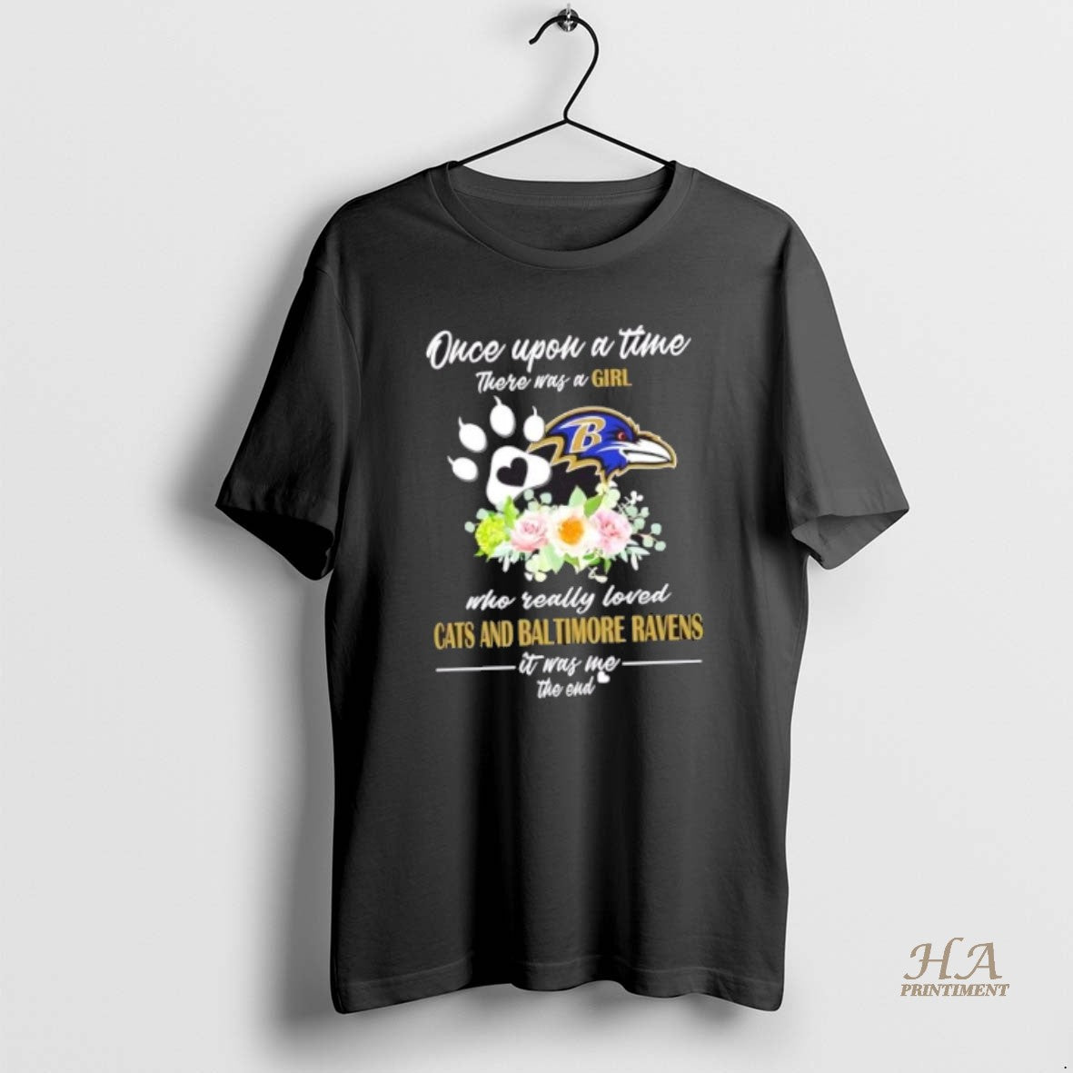 Official Once Upon A Time There Was A Girl Who Really Loved Cats And Baltimore T-Shirts, Hoodie, Sweatshirt | InkNestWear.com