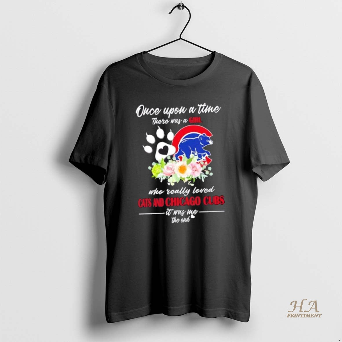 Official Once Upon A Time There Was A Girl Who Really Loved Cats And Chicago T-Shirts, Hoodie, Sweatshirt | InkNestWear.com
