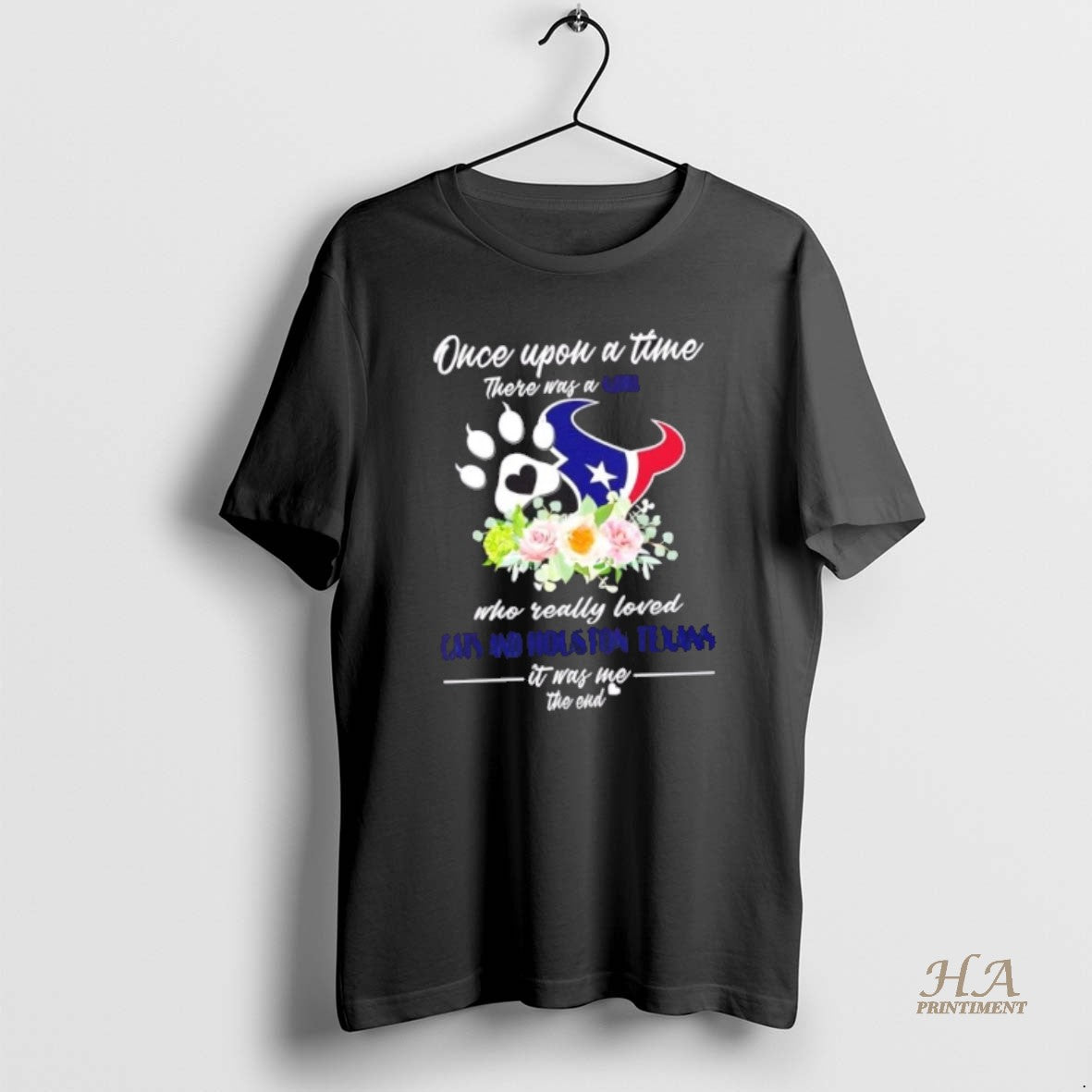 Official Once Upon Time There Was Girl Who Really Loved Cats Houston T-Shirts, Hoodie, Sweatshirt