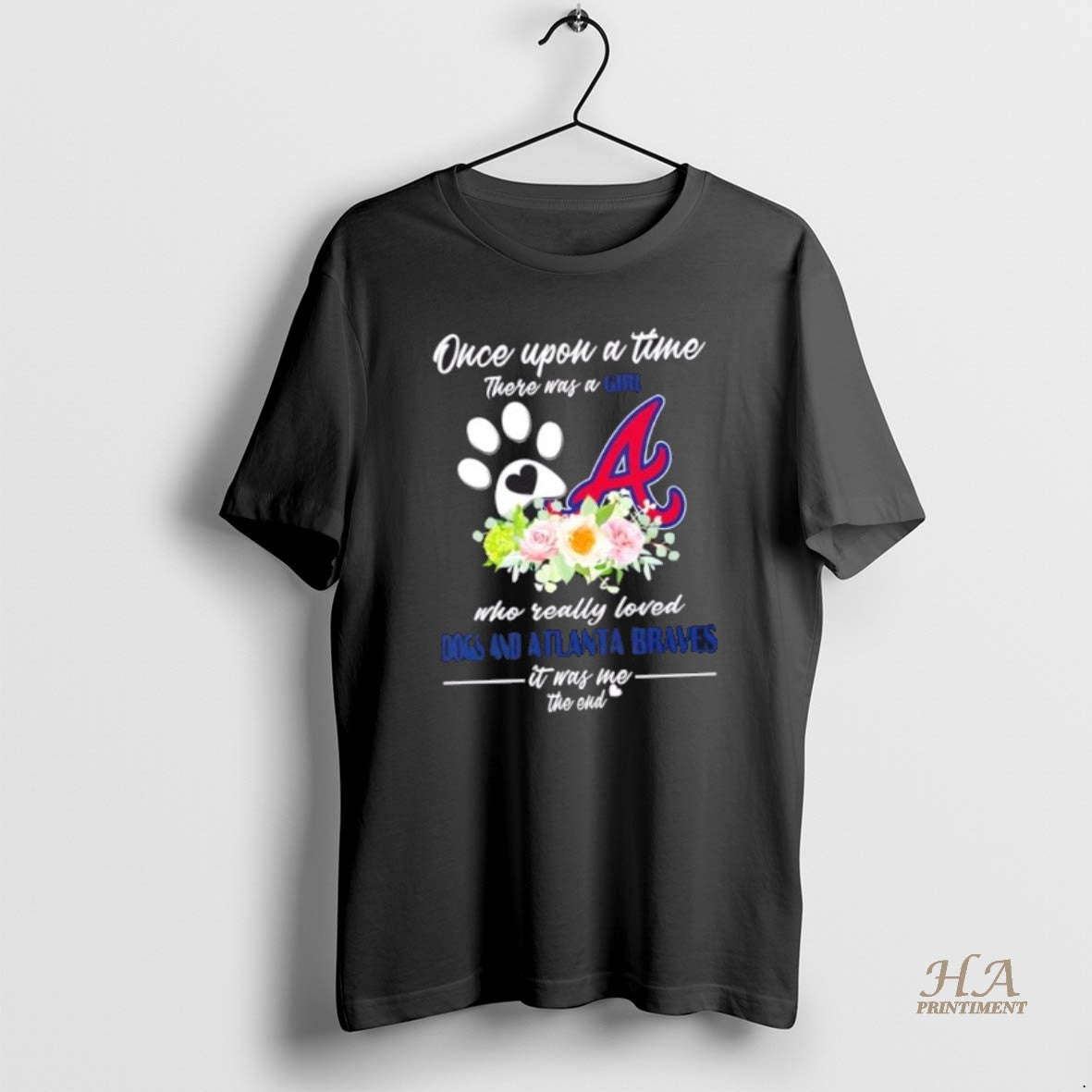 Official Once Upon A Time There Was A Girl Who Really Loved Dogs And Atlanta T-Shirts, Hoodie, Sweatshirt | InkNestWear.com