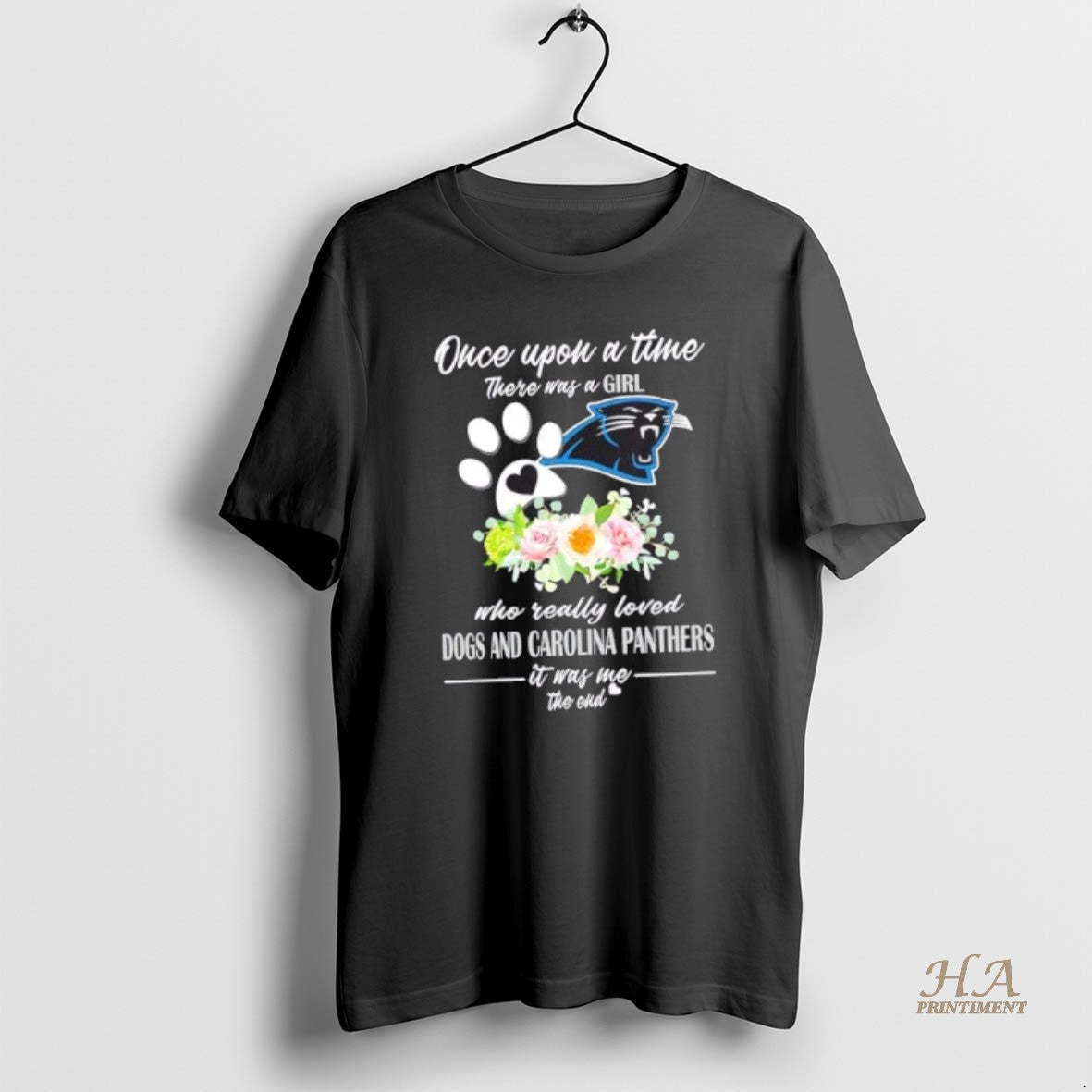Official Once Upon A Time There Was A Girl Who Really Loved Dogs And Carolina T-Shirts, Hoodie, Sweatshirt | InkNestWear.com