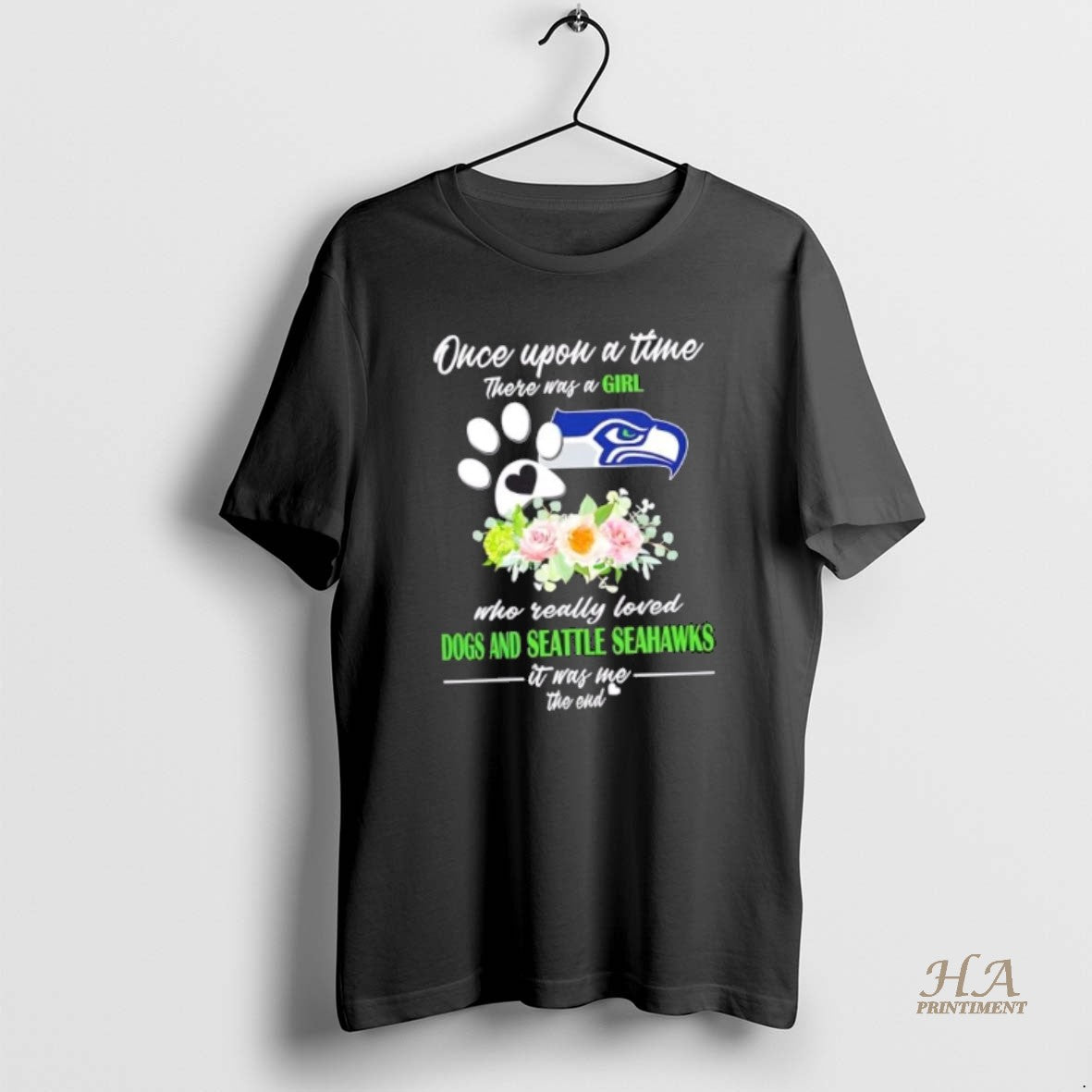 Official Once Upon A Time There Was A Girl Who Really Loved Dogs And Seattle T-Shirts, Hoodie, Sweatshirt | InkNestWear.com