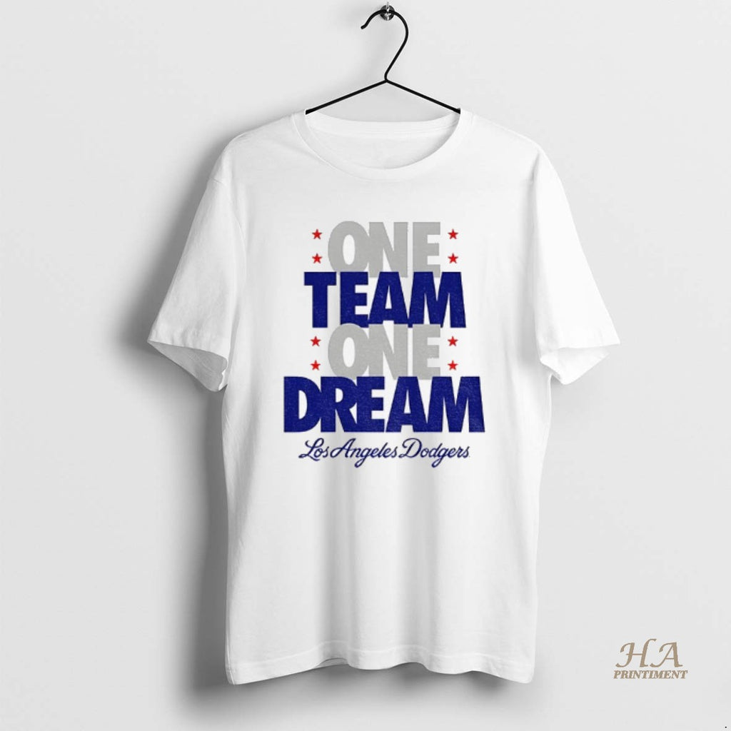 Official One Team One Dream Los Angeles Dodgers Back 2 Back Champions Mlb World Series T-Shirts, Hoodie, Sweatshirt