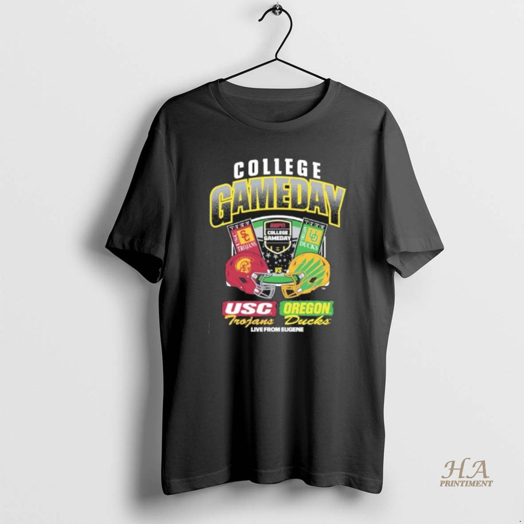 Official Oregon Vs Usc 2025 College Gameday Matchup Nov 22 2025 T-Shirts, Hoodie, Sweatshirt | InkNestWear.com