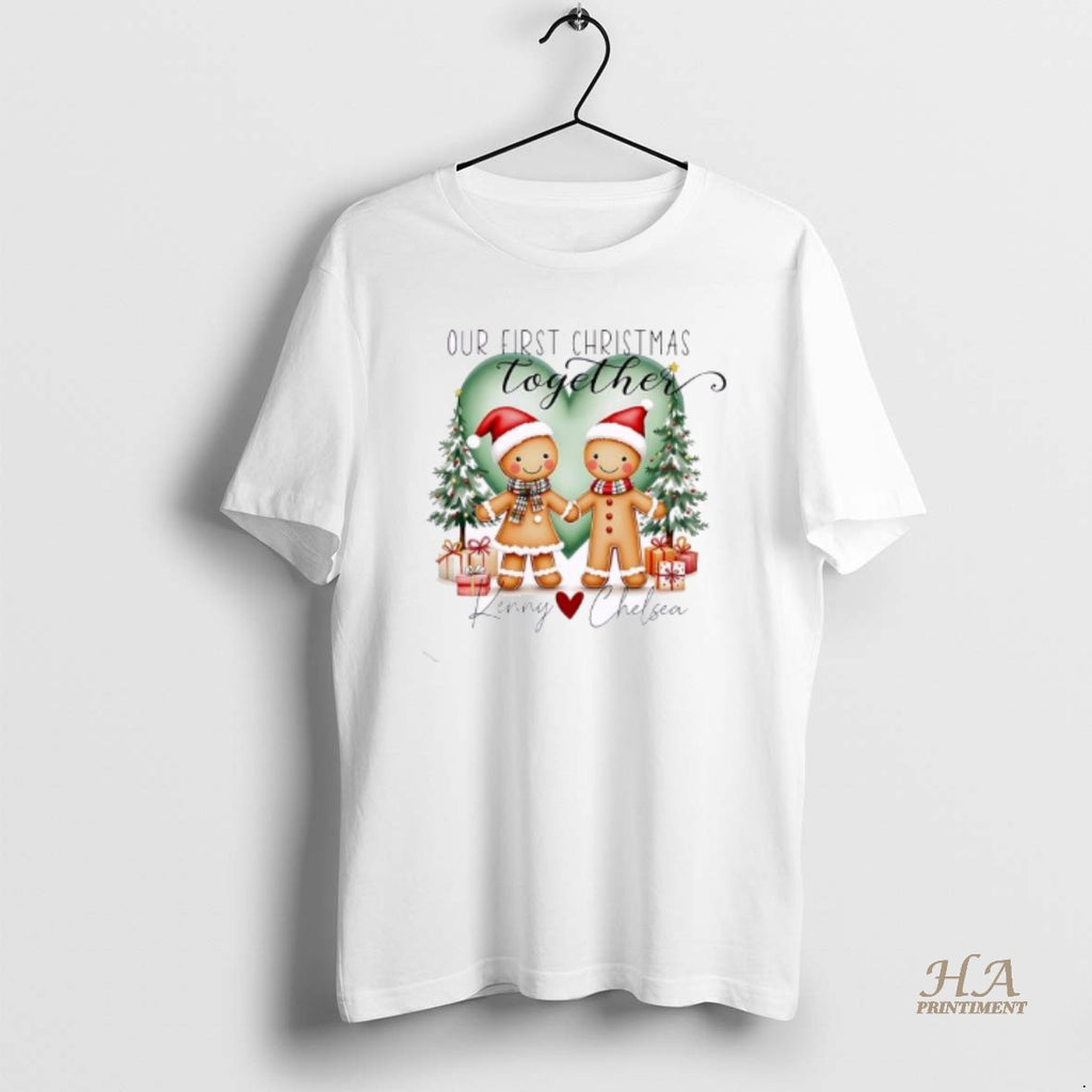 Official Our First Christmas Together Personalized Ornaments White T-Shirts, Hoodie, Sweatshirt | InkNestWear.com