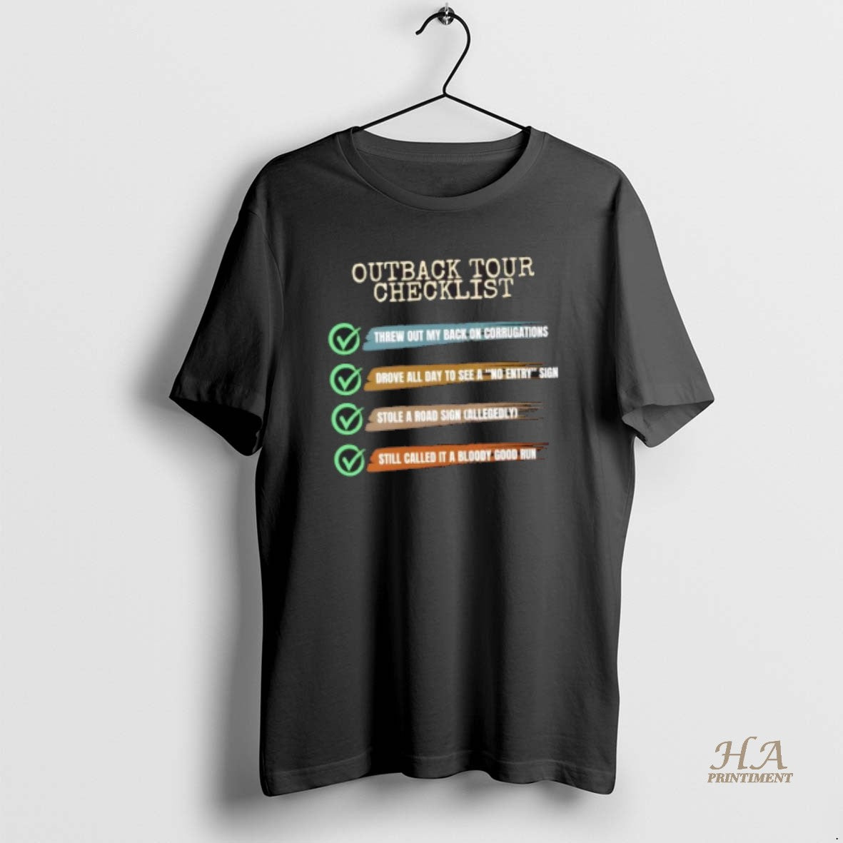 Official Outback Tour Checklist T-Shirts, Hoodie, Sweatshirt | InkNestWear.com