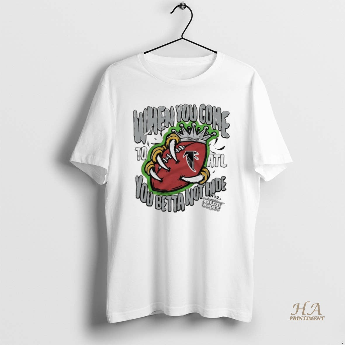 Official Outkast X Atlanta Falcons When You Come You Betta Not Hide T-Shirts, Hoodie, Sweatshirt | InkNestWear.com